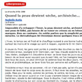 La Presse 2008 - Peau sèche